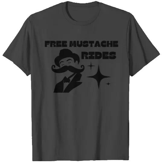 Free Mustache Rides FREE 66 -6 T Shirts