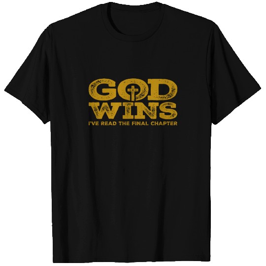 God Wins Final Chapter Inspire Faith Christian T Shirts