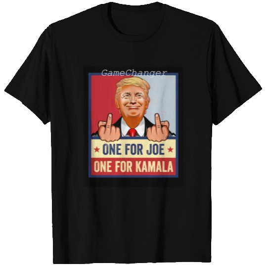 middle finger fuck biden T Shirts