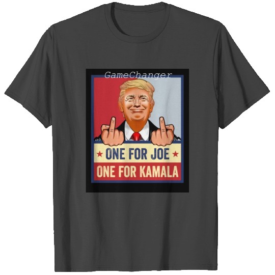 middle finger fuck biden T Shirts