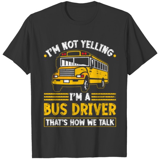 School Bus Driver Back To School T Shirts