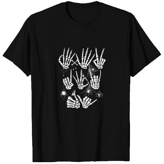 Skeleton Hand T Shirts