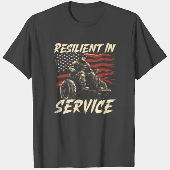 Disabled Veteran Military Soldier Army USA T Shirts