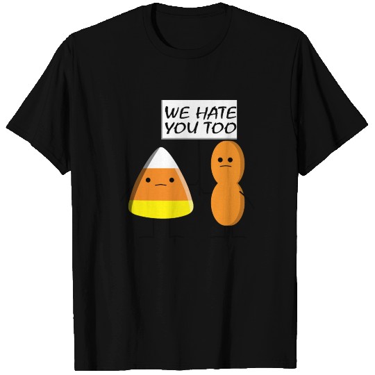 Candy Corn and Circus Peanut, Cute and Sassy Candy T Shirts