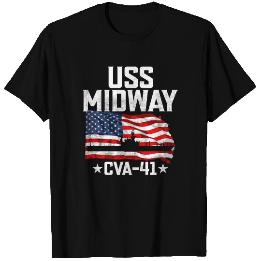 Veterans Day Uss Midway Cva-41 Armed Forces T Shirts