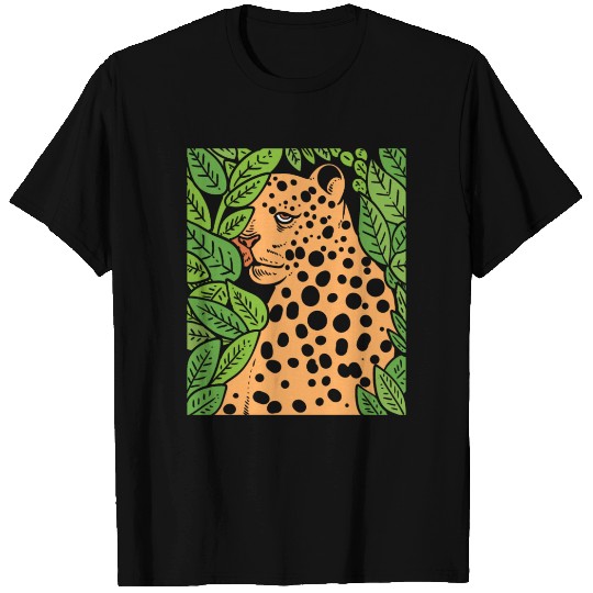 Jaguar in Forest Wildlife Biologist Gift T Shirts