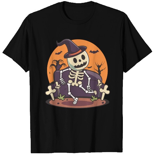spooky scary Skeletons meme T Shirts