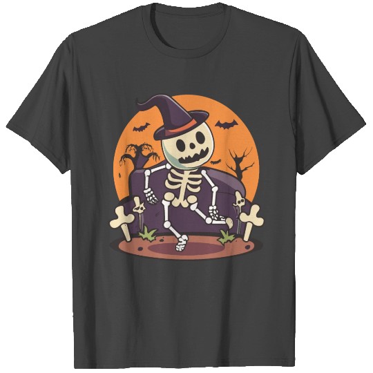 spooky scary Skeletons meme T Shirts