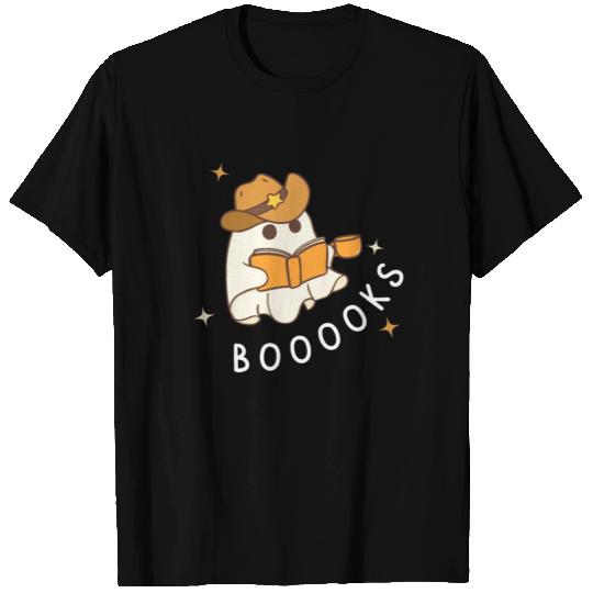 Booooks Western Halloween Ghost T Shirts