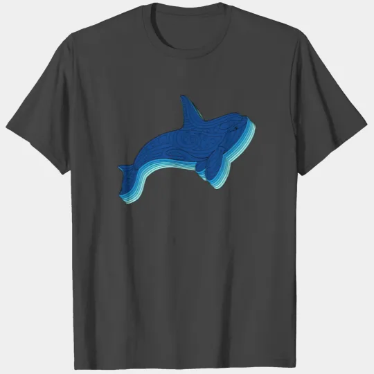 Orca T Shirts, Blue Water Orca Killer Whale Native