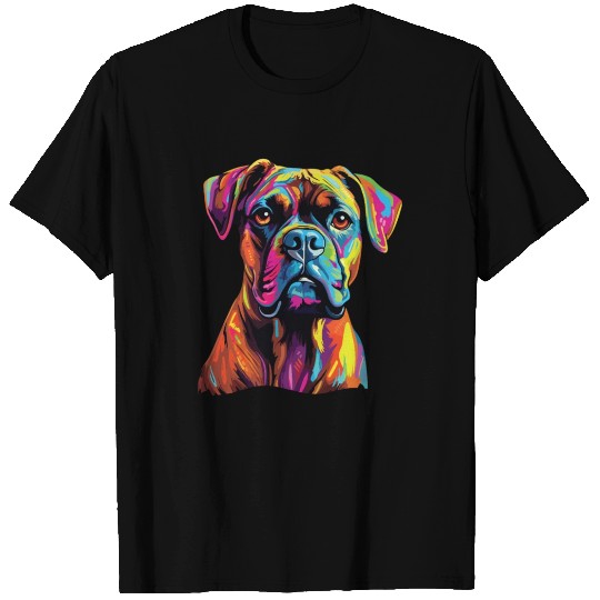 Watercolor Colorful Boxer T Shirts