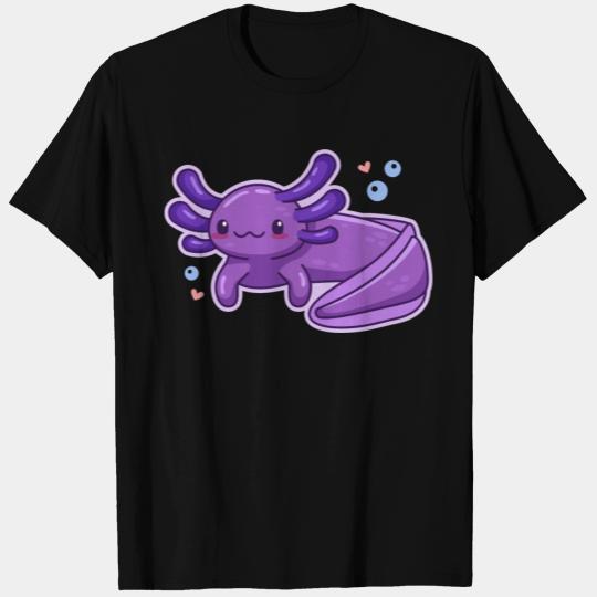 Lavender Axolotl Design for Axolotl Lovers T Shirts