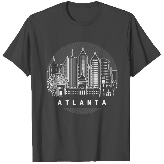 Atlanta Georgia Skyline T Shirts