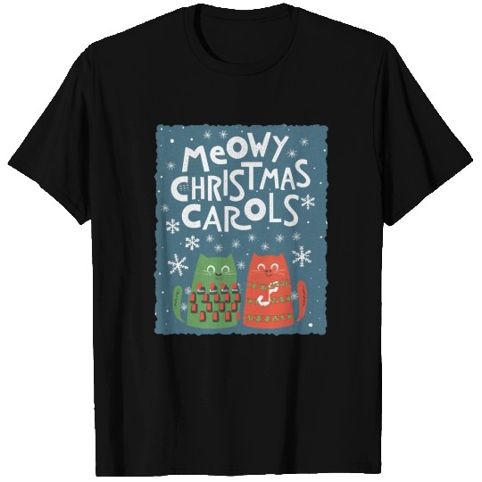 Meow-y Christmas Delight: Festive Cats Collection T Shirts