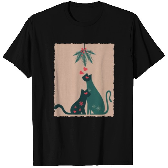Meow-y Christmas Delight: Festive Cats Collection T Shirts