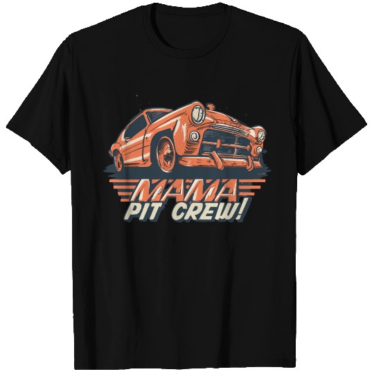 Matching Family Race Car Pit Crew Mama T Shirts