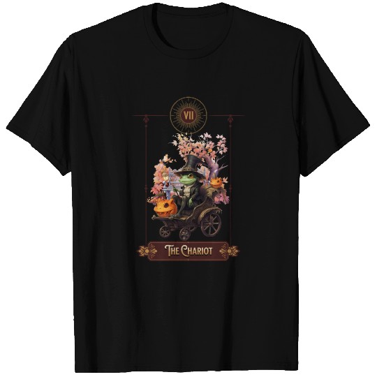 "The Chariot" Frog Tarot Card T Shirts