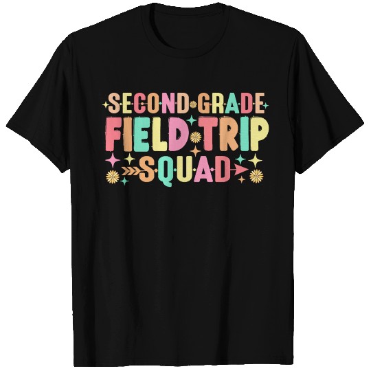 2nd Second Grade Field Trip Squad Matching T Shirts