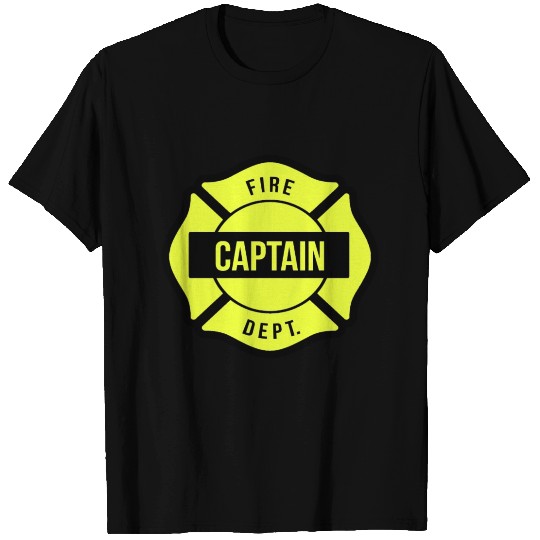 Captain Fire Department T Shirts