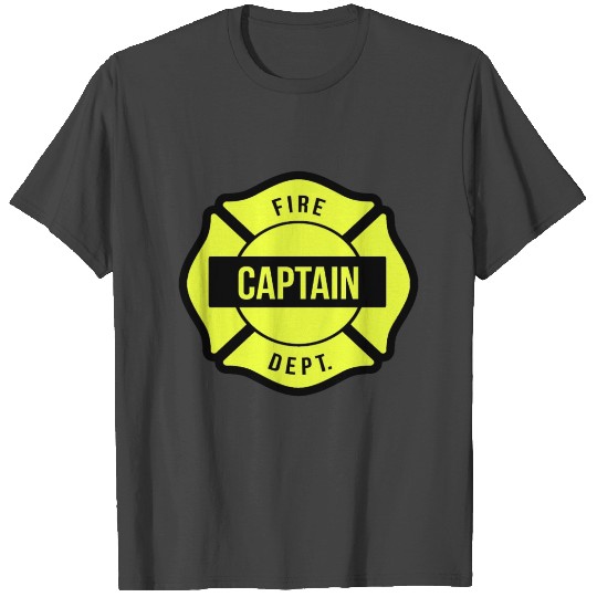 Captain Fire Department T Shirts