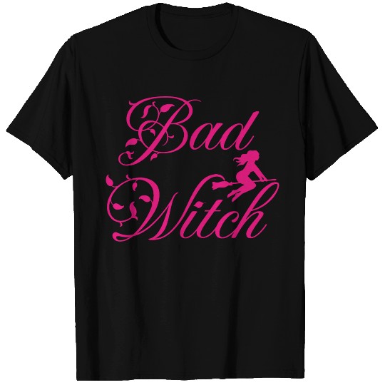 bad witch; Halloween; cute; pink; witches T Shirts