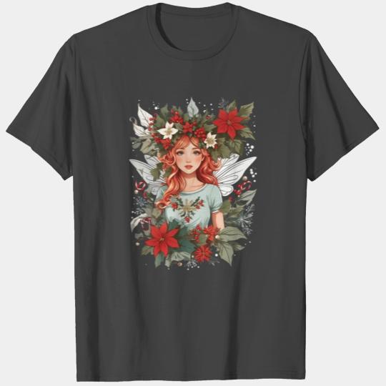 Cottagecore Fairy Christmas Angel Christmas T Shirts