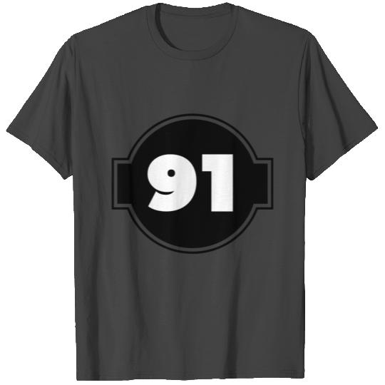Congratulations Today 91 Years Old - Ninety-Nine T Shirts