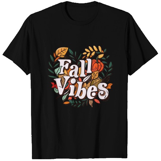Fall Heart Love Autumn Leaves Fall Vibes T Shirts