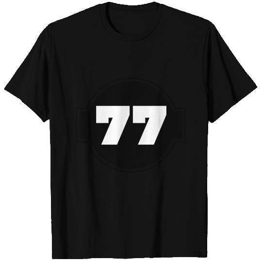 Congratulations 77 Years - Number Seventy-Seven T Shirts