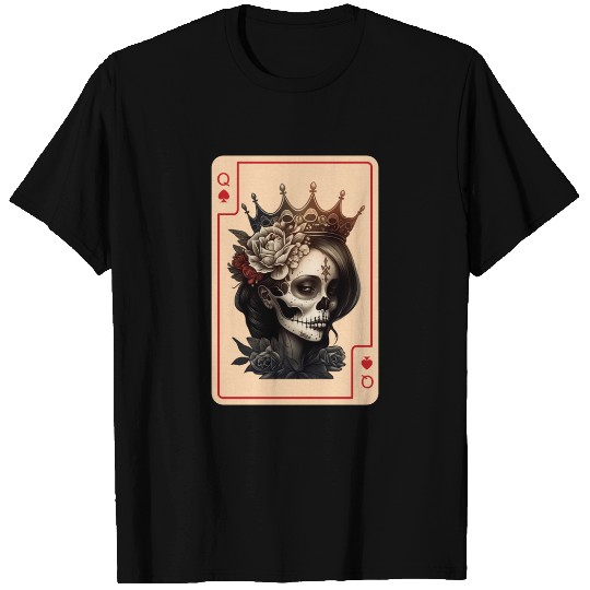 Gothic Halloween Card Game Creepy Poker Cards T Shirts