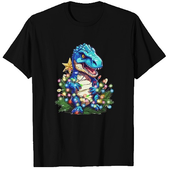 Rawr Dinosaur Christmas Tree Rex for Kids, Men Gir T Shirts