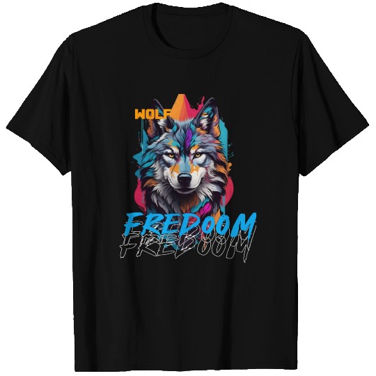 Incredible wolf face street T Shirts