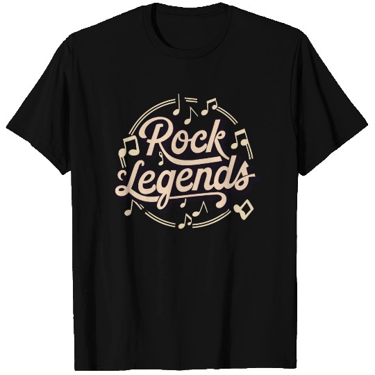 Rock Legends Rock And Roll Music Lover T Shirts