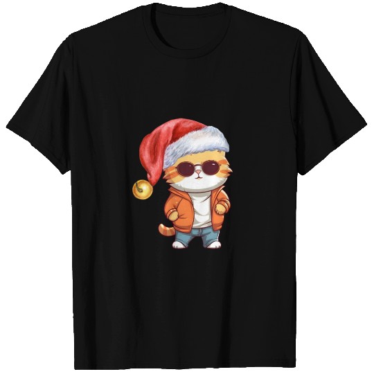 Cat Lover Christmas T Shirts