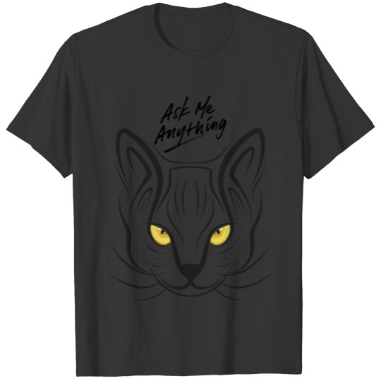 Ask Me Anything, Magical Oracle Cat T Shirts