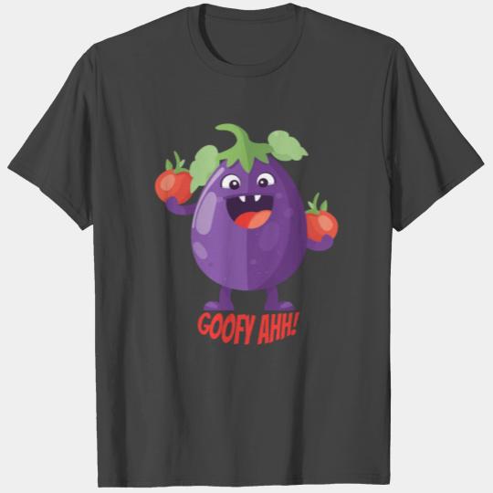 Eggplant Tomato Party Goofy Ahh T Shirts
