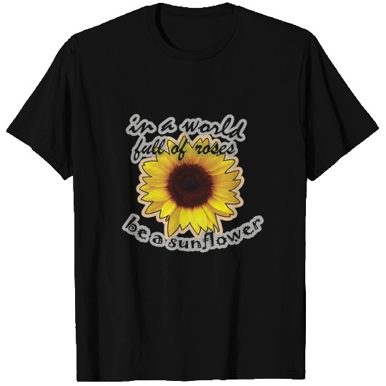Sunflower Butterflies Dreams Monarchs Natural T Shirts
