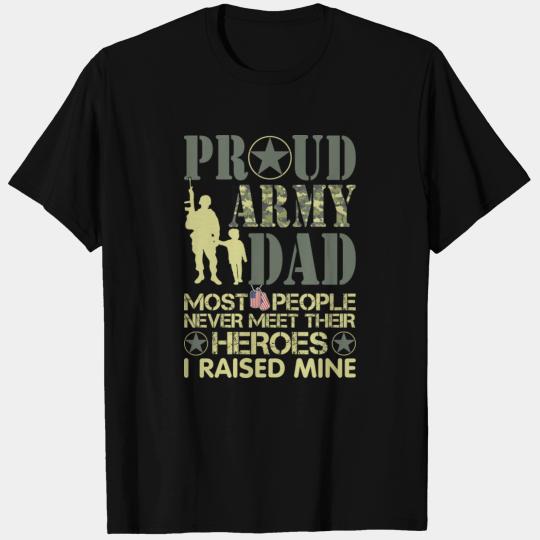 Proud Army Dad T Shirts