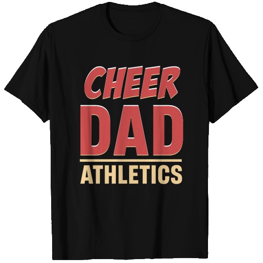 Cheer Dad Athletics Sports Football Gymnastics T Shirts