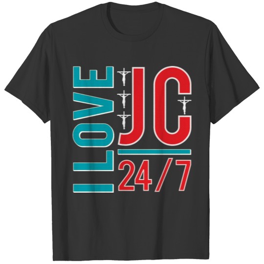 I Love JC Jesus Christ Christian Christmas T Shirts