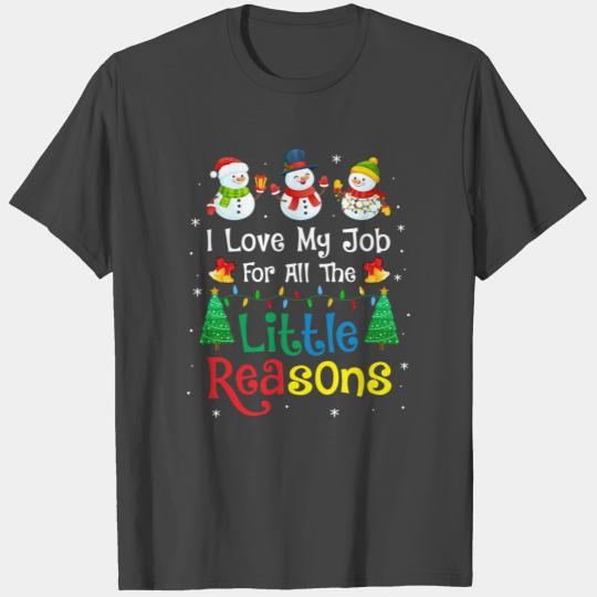 Daycare Teacher Christmas I Love My Job For All T Shirts