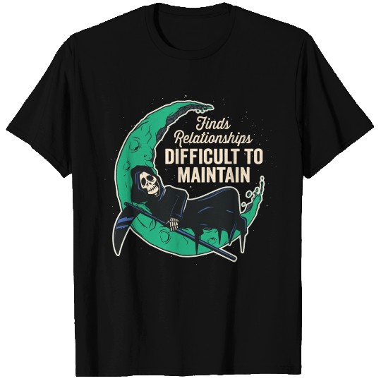 Grim Reaper Alone Again T Shirts