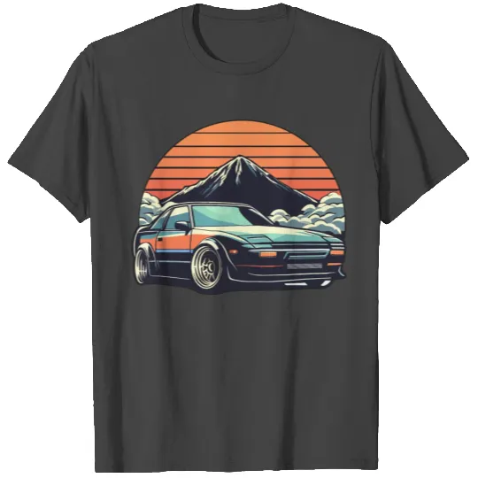 JDM car Japanese Retro Car Racing Drifting Legend T Shirts