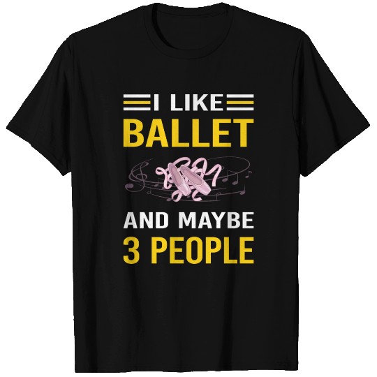 3 People Ballet Ballerina T Shirts