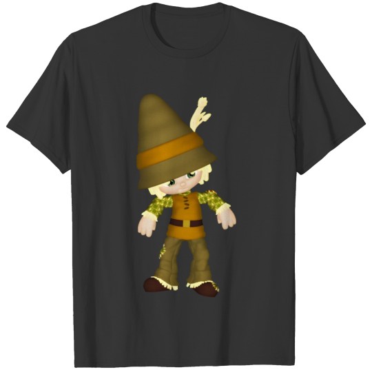 Cute Little Boy Scarecrow T Shirts