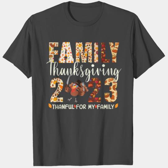 Family Thanksgiving 2023 Fall Autumn Turkey T Shirts
