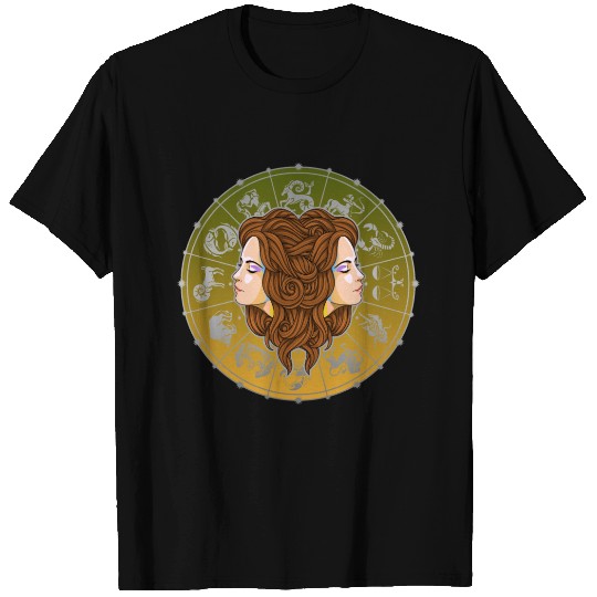 Gemini Zodiac star sign horoscope Astrology T Shirts