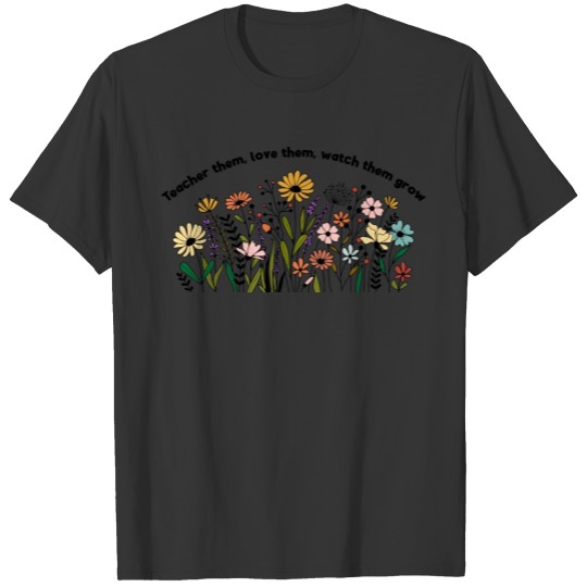Cute Floral, Teacher T Shirts