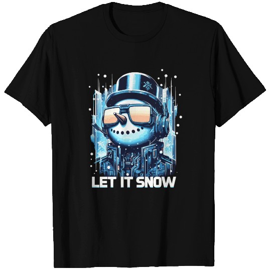 Snowman Let It Snow T Shirts