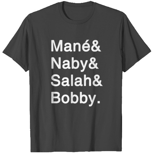 Liverpool FC Fab Four Mane Na T Shirts